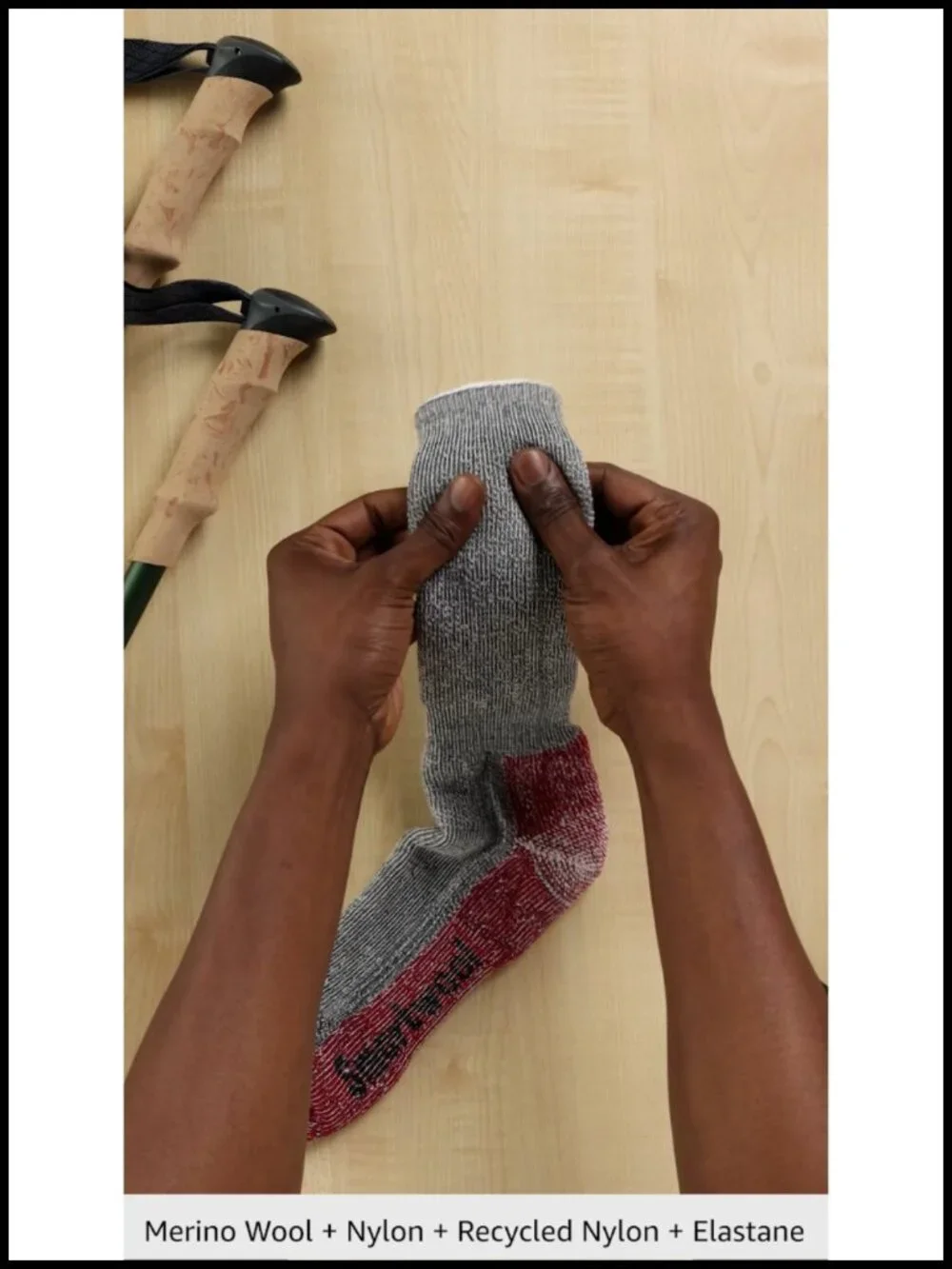 Smartwool Men's Mountaineer Maximum Cushion Wool Crew Socks
